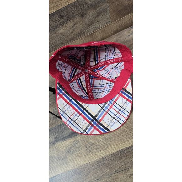 COOGI Red Premium Coogi Colors Cap Hat Fitted 7 1/2 Pre Owned - Picture 6 of 10